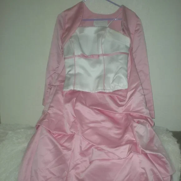 alfred angelo pink bridesmaid dress Alfred Angelo 7266L  Nearly Newlywed